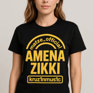 AMENA ZIKKI T-Shirt Schwarz (EXCLUSIV)